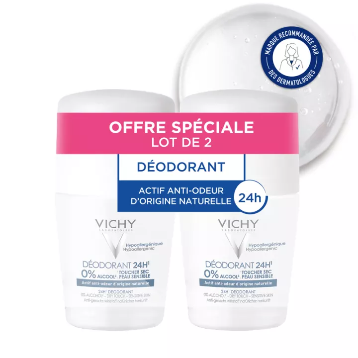 Vichy 24h Dry Touch Deodorant Roll-On 50 ml