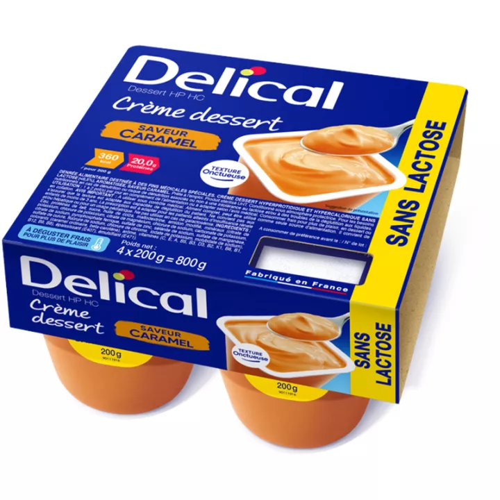 Delical Dessert Creme HP HC Laktosefrei 4x200g