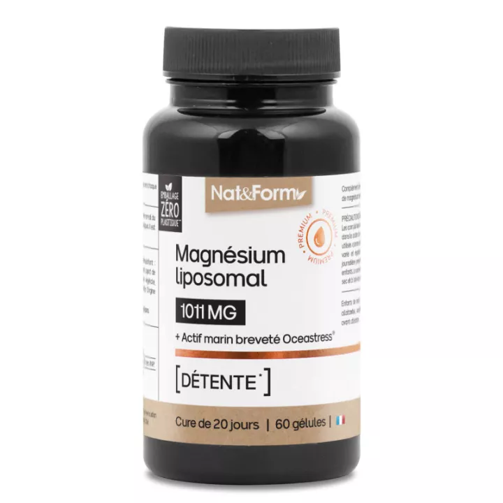 Nat & Form Liposomaal Magnesium 60 Plantaardige Capsules