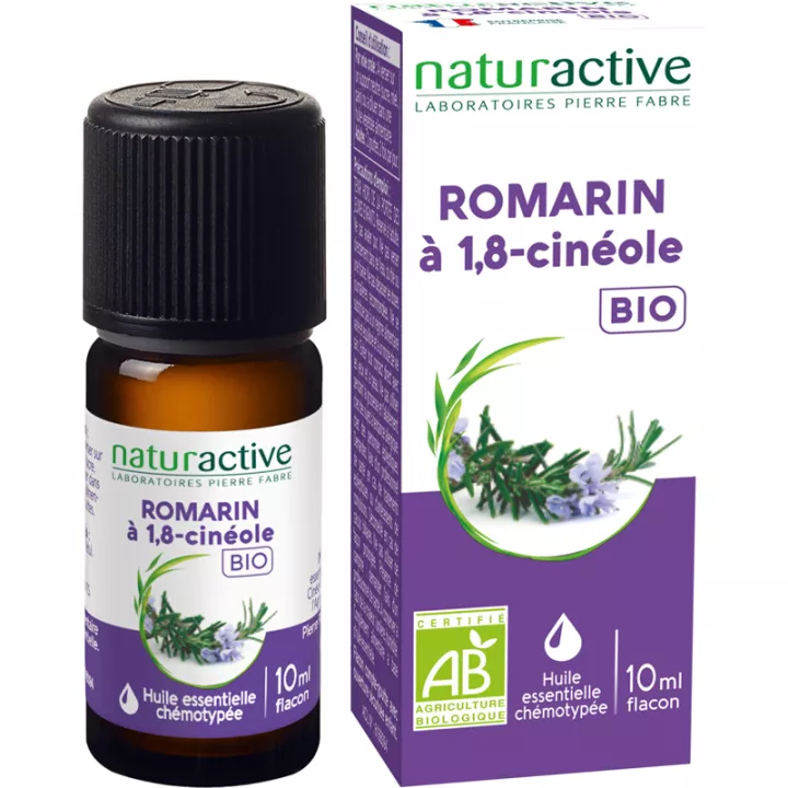 Naturactive Bio ätherisches Öl Rosmarin mit 1,8-Cineol 10 ml