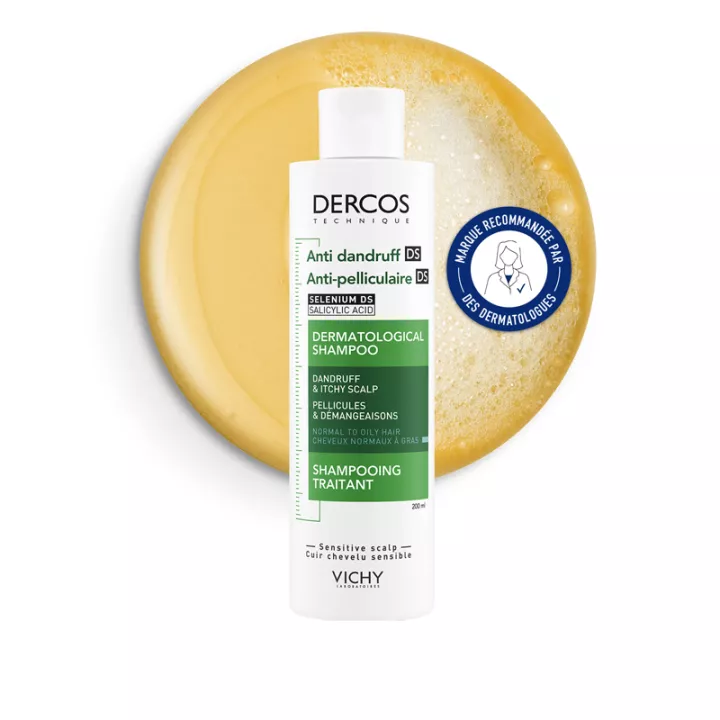 Dercos Anti-Dandruff DS Oily Hair Treatment Shampoo