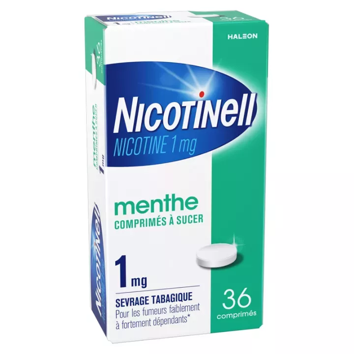 Nicotinell 1 mg Sucking tablets Mint - Cessação tabágica