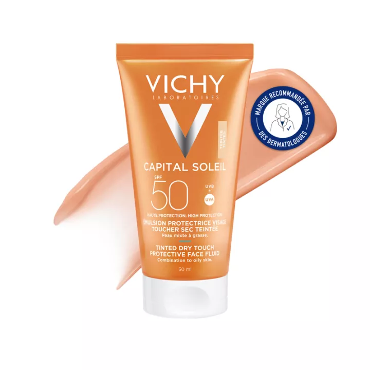 Vichy Capital Soleil Emulsione Tinta Tocco Secco SPF50 50 ml