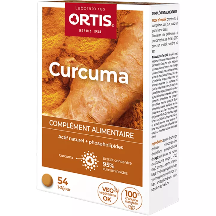 ORTIS Cúrcuma 54 comprimidos