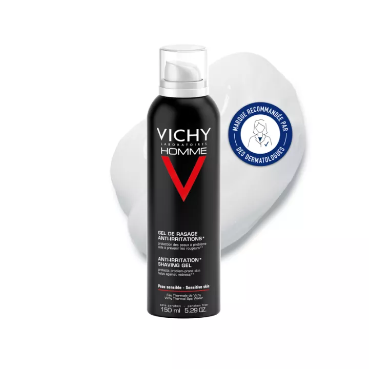 Vichy Homme Гель для бритья против раздражения 150 мл