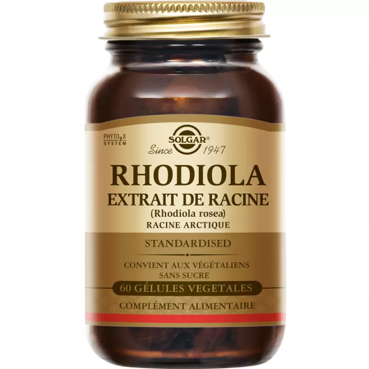 Solgar Rhodiola Wortel Extract 60 vegetarische capsules