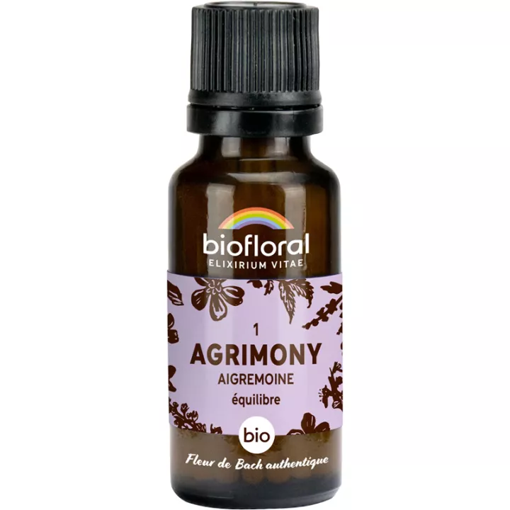 Biofloral Florais de Bach 1 Agrimomy Granules sem álcool