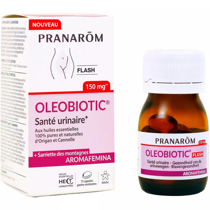 Pranarom Oleobiotic Urinary Health 15 capsules