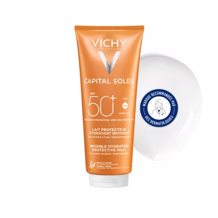 Vichy Capital Soleil Невидимое увлажняющее защитное молочко SPF50+ 300 мл