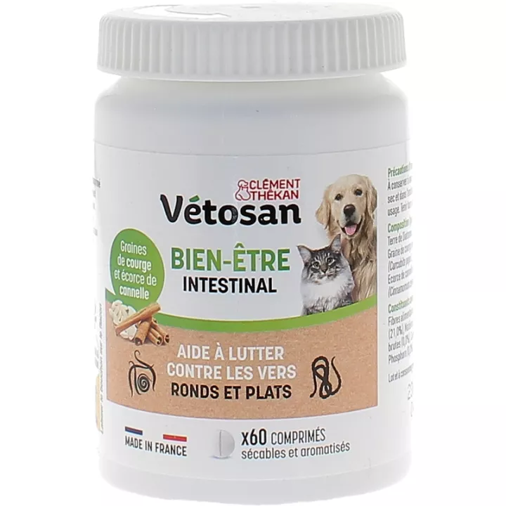 Vetosan bem-estar intestinal 60 comprimidos