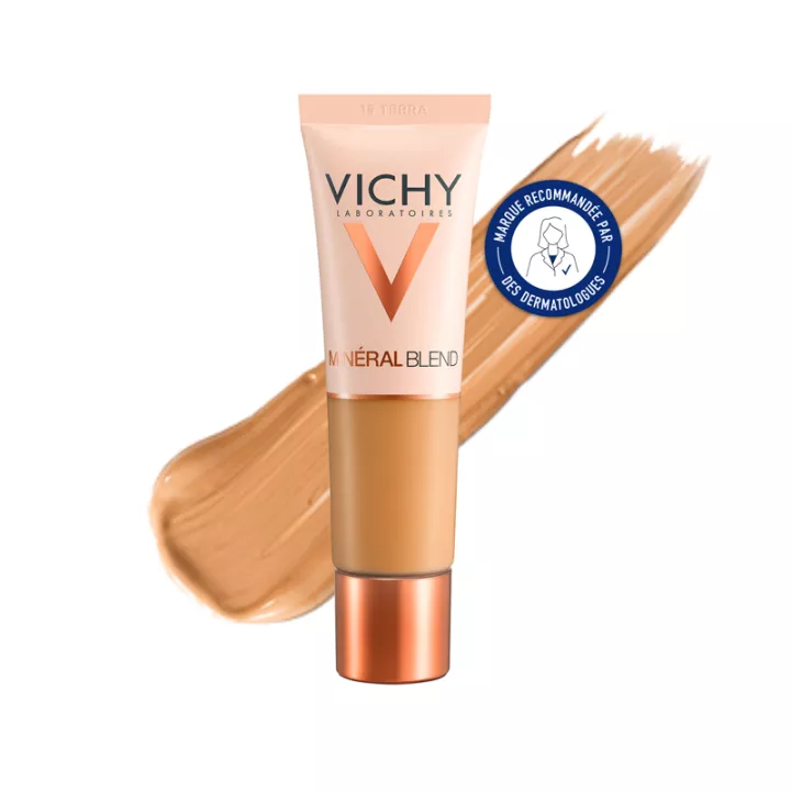 Vichy Minéral Blend Feuchtigkeitsspendende Foundation für dunkle Hauttöne 30 ml