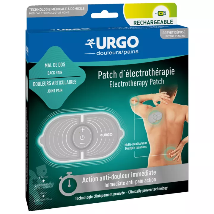 URGO Preprogrammed Rechargeable Electrotherapy Patch