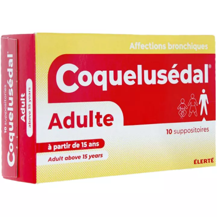 Coquelusedal adulte 10 suppositoire toux bronchite