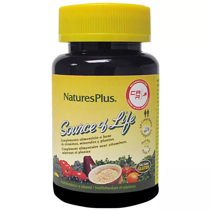 Natures Plus Source De Vie Adult 60 comprimidos