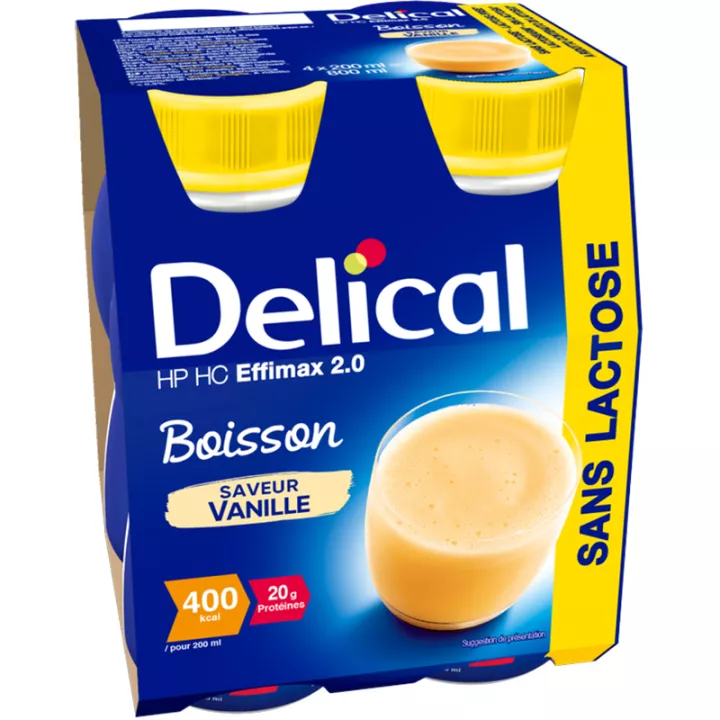 Delical Drink HP HC Effimax 2.0 Sin Lactosa 4x200ml