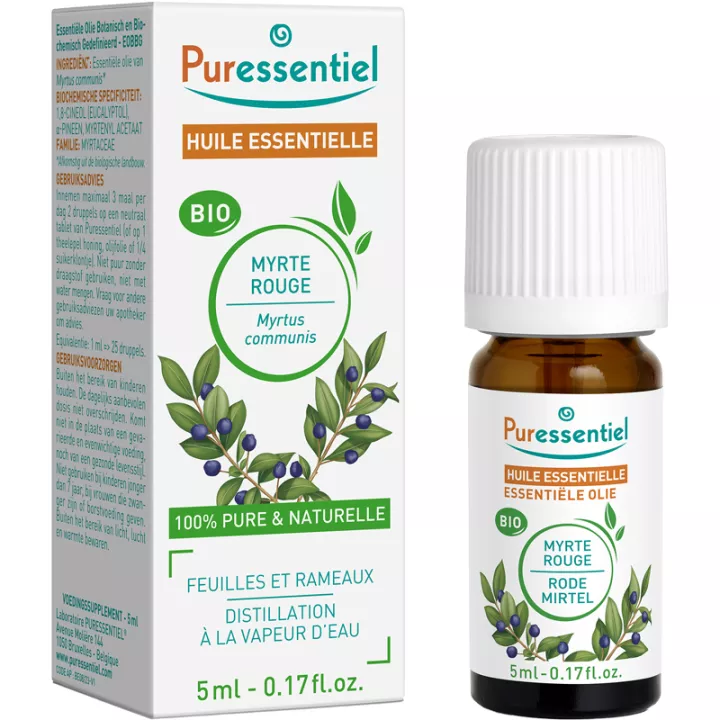 Puressentiel Bio Etherische Olie Rode Mirte 5 ml