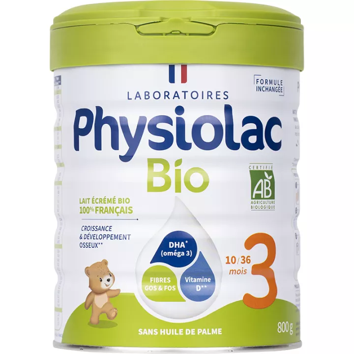 Physiolac Bio 3 Crescimento Leite em pó 800g