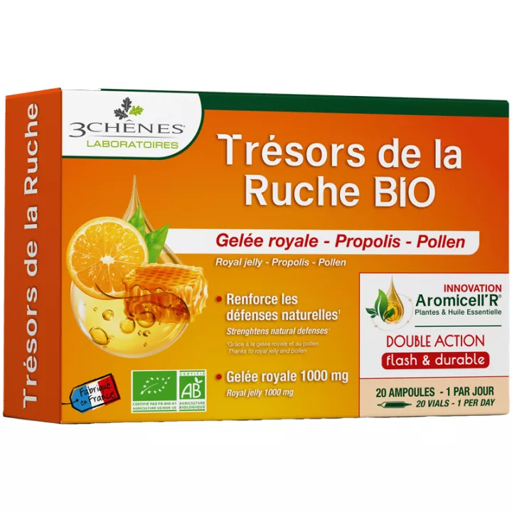 3-Chênes Trésor de la Ruche Bio 20 phials