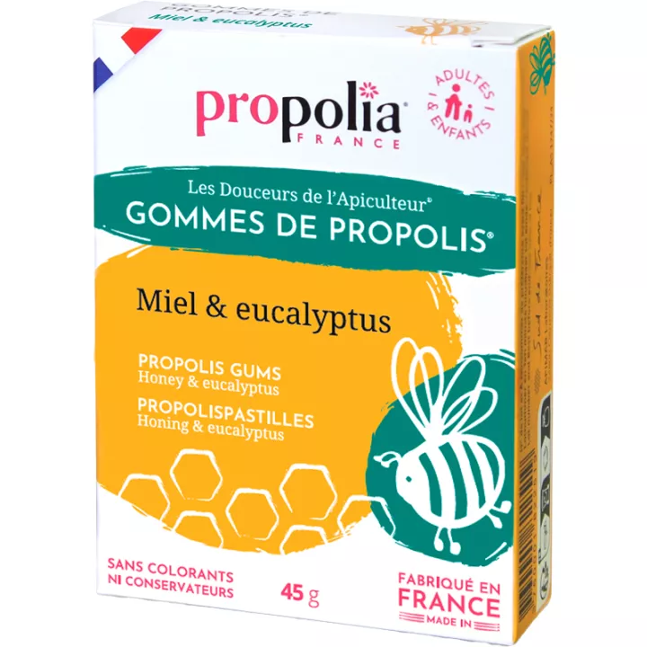 Propolia Gommes de Propolis Miel & Eucalyptus