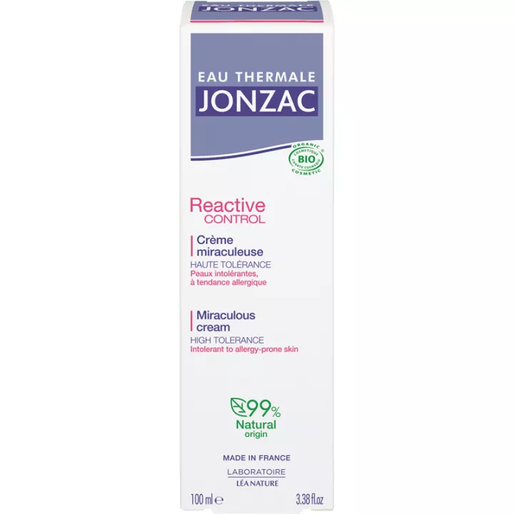 Jonzac Réactive Control Crème Miraculeuse Bio 100ml