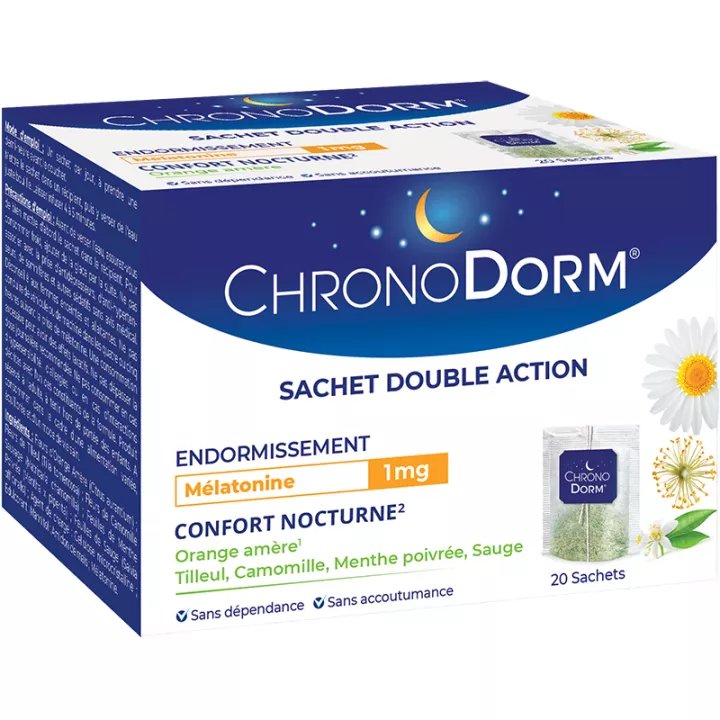 Tisana del sonno Chronodorm Melatonina 1 mg 20 Bustine