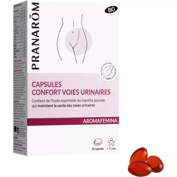 Aromafemina Pranarôm confort voies urinaires bio 30 capsules