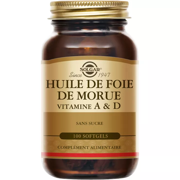 Solgar Huile de Foie de Morue Vitamine A & D