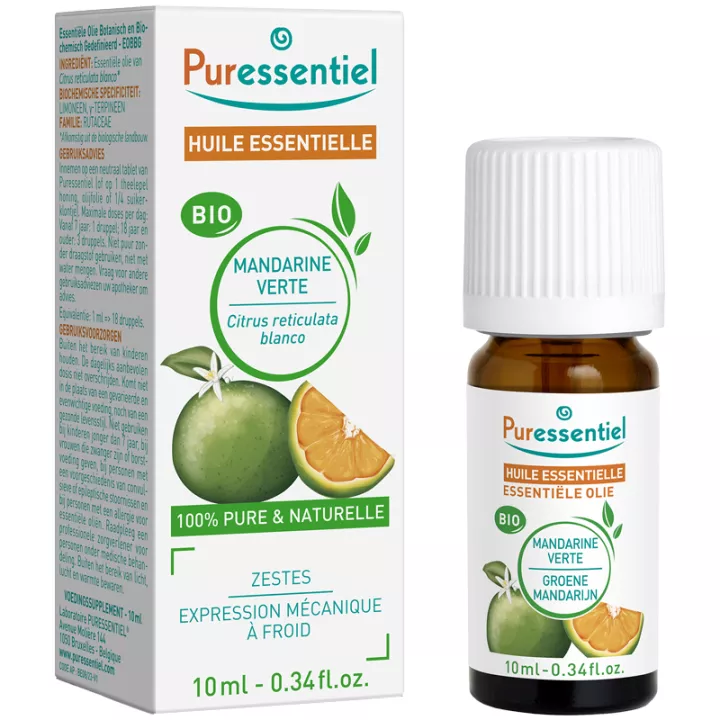 Puressentiel Aceite esencial ecológico Mandarina verde 10 ml