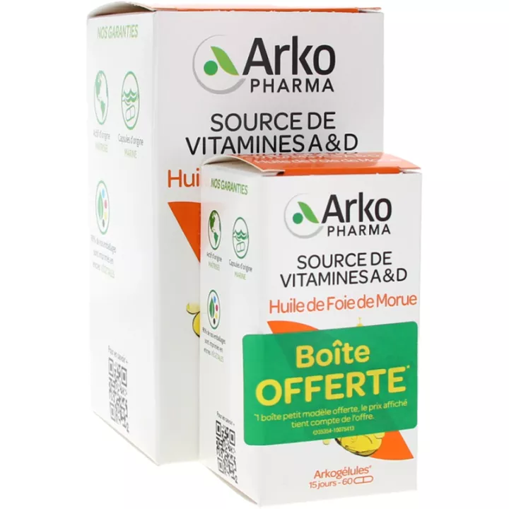 Arkogélules Levertraan Bron van vitamine A en D