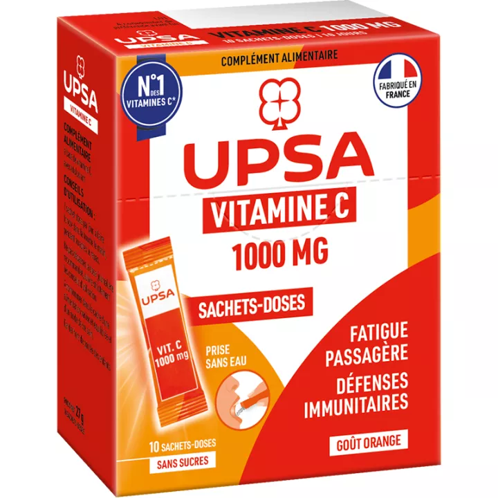 UPSA Vitamina C 1000mg 10 sobres dosis