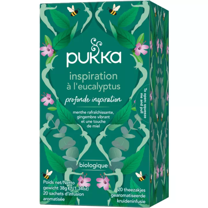 Pukka Bio Kräutertee Inspiration mit Eukalyptus 20 Beutel