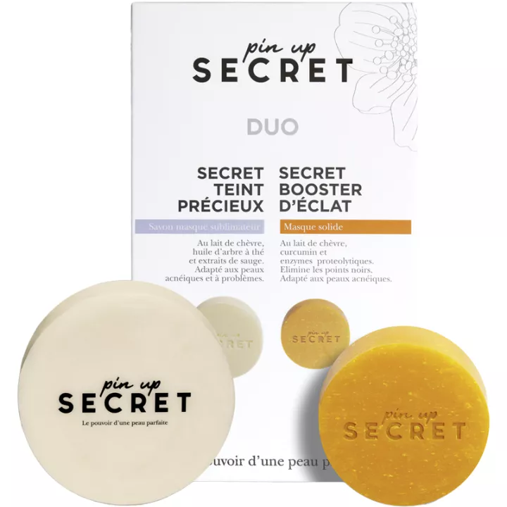 Pin Up Secret Duo Savons Précieux & Booster