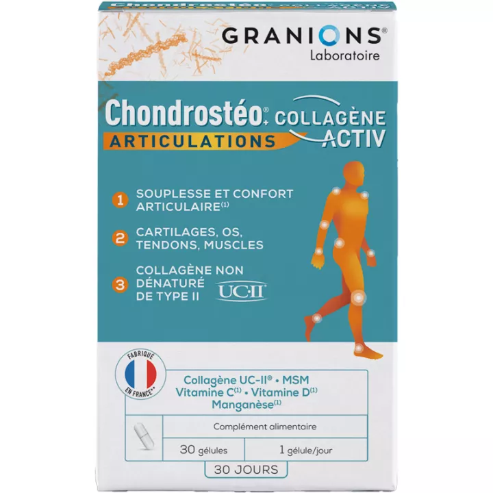 Granions Chondrostéo Articulations Collagène Activ 30 Capsules