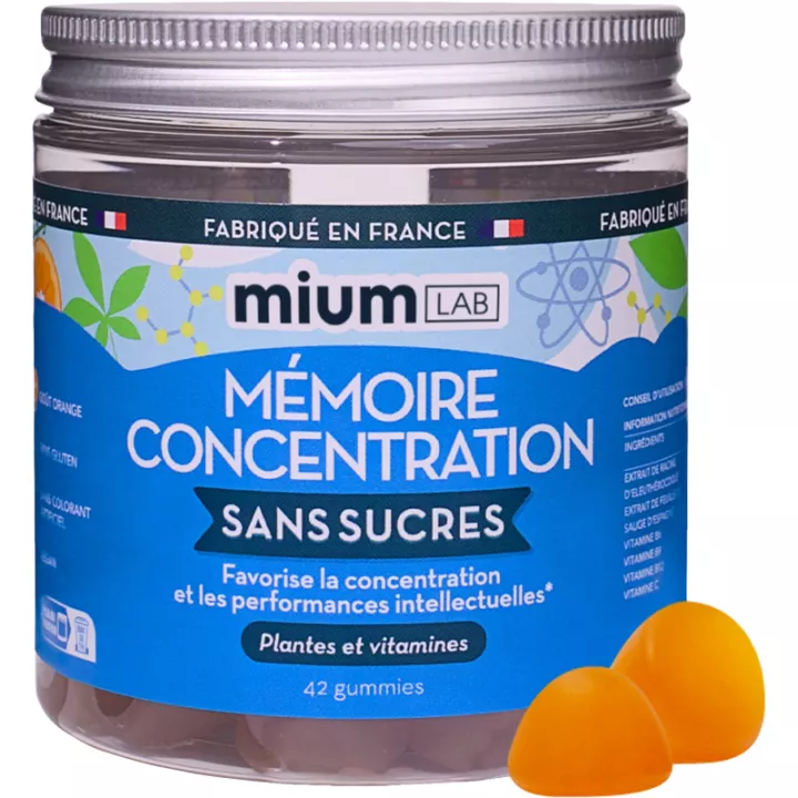 Miumlab Gummies Concentrazione Memoria Senza Zucchero 42 Gummies