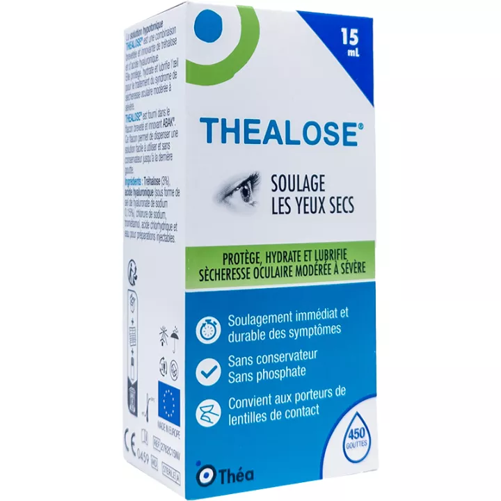 Thealose Soluzione oculare per occhi secchi da moderati a gravi 15 ml