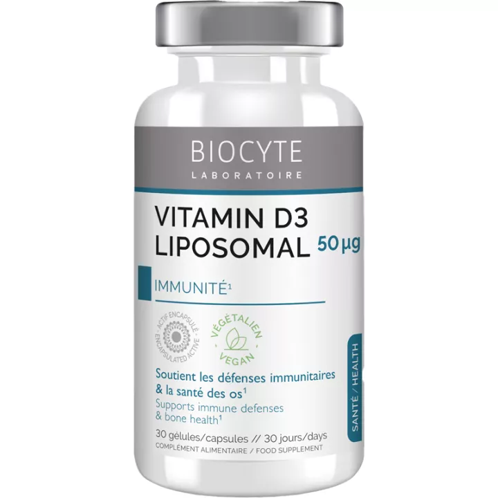 Biocyte Vitamina D lipossomal 30 cápsulas