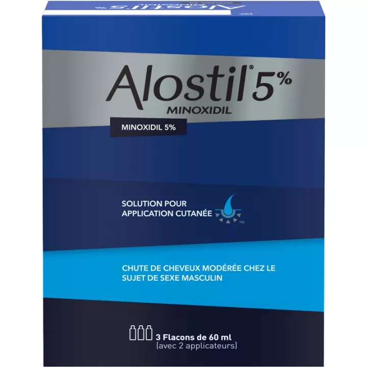 ALOSTIL Minoxidil 5% Hautschaum 3 Fläschchen