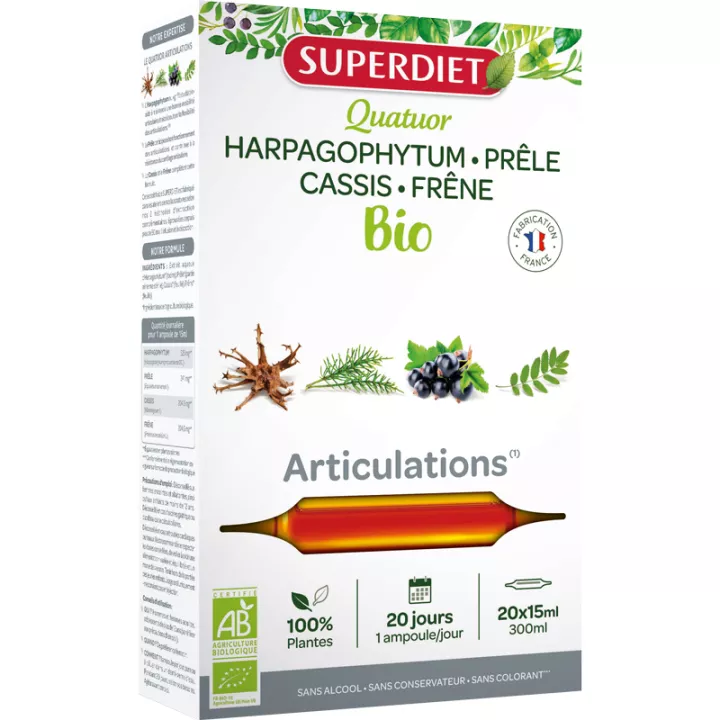 Superdiet Quatuor Articulations Organic 20 flesjes