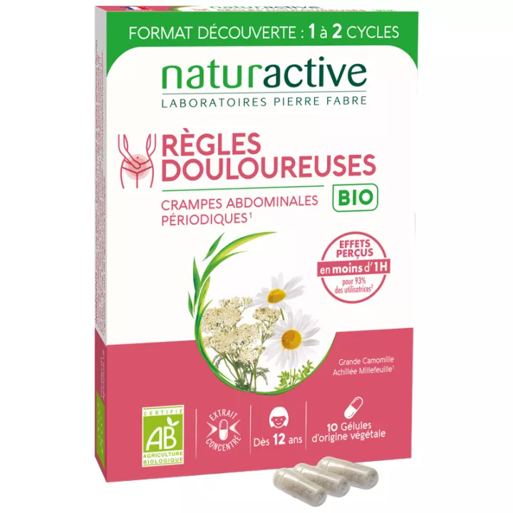 Naturactive Pijnlijke menstruatie biologische capsules