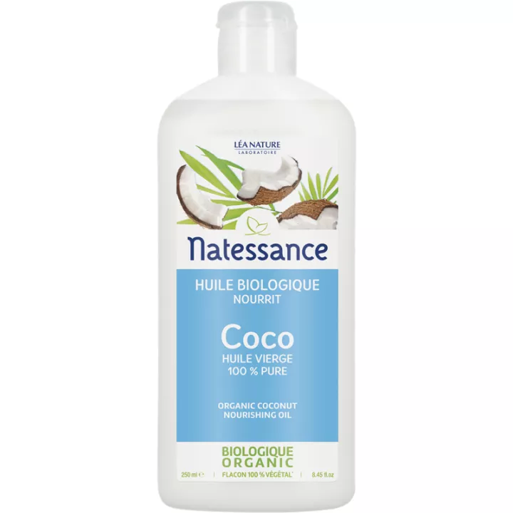 Óleo de coco orgânico nutritivo Natessance