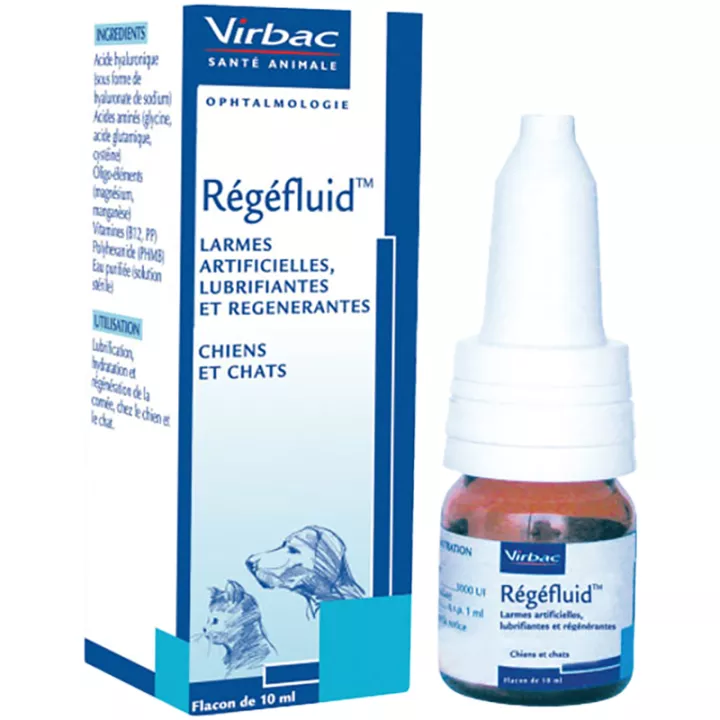 Virbac Regefluid Artificial Tears Dog & Cat 10ml