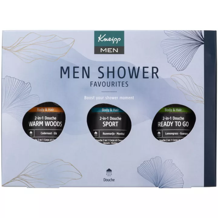 Kneipp Set Men Shower Shower Favourites 3x75 ml