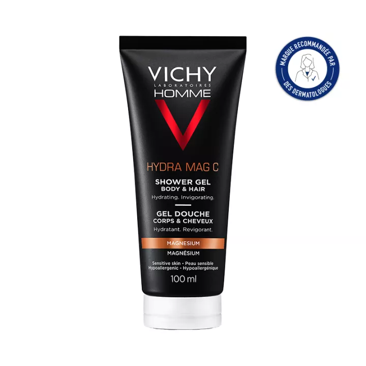 Vichy Homme Hydra Mag C Gel de Duche Corpo e Cabelo 200 ml