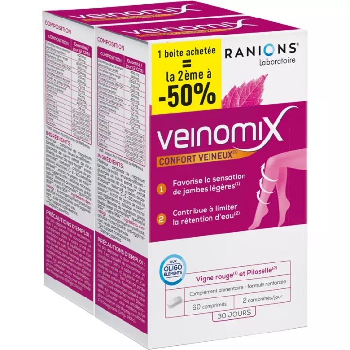 Veinomix Vein Comfort / Gránulos de retención de agua