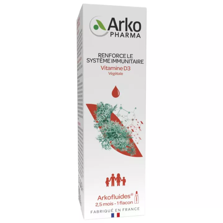 Arkofluids Vitamina D3 Vegetale Flacone 15 ml