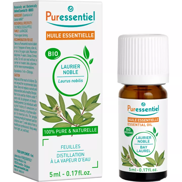 Puressentiel Óleo Essencial Orgânico de Louro Nobre 5 ml