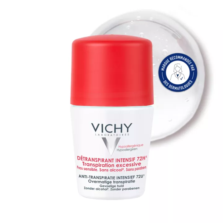 Vichy Déodorant Détranspirant Intensif 72h Roll-On 50 ml