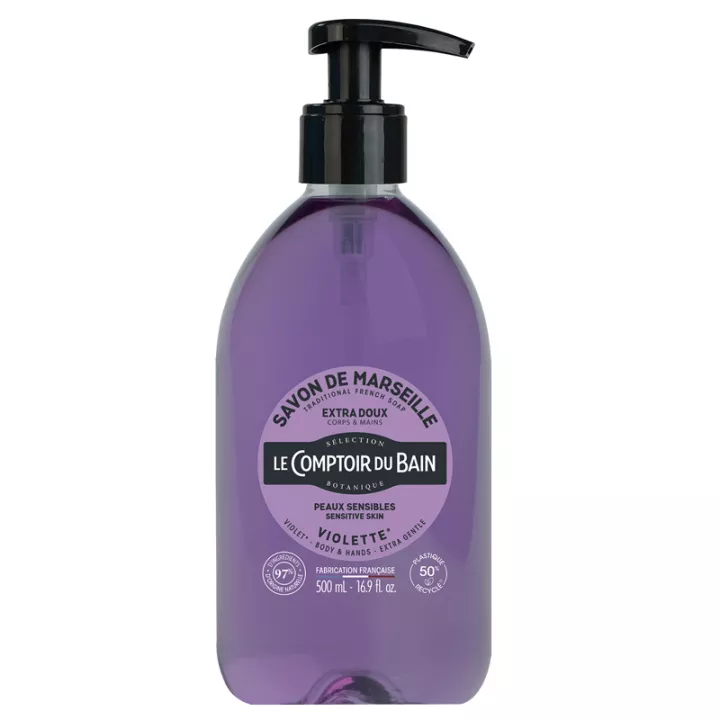 Le Comptoir du Bain Marseille Soap Extra-Mild Violet