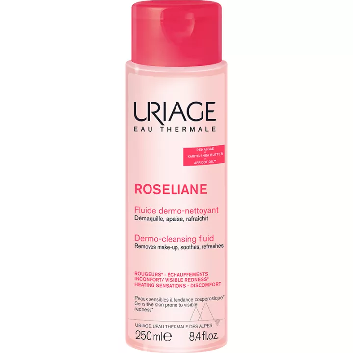 Uriage Roséliane Дермо-очищающий флюид 250 мл