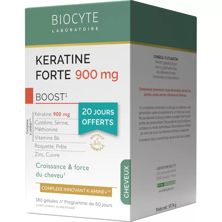 Biocyte Keratine Forte Boost 60 Kapseln